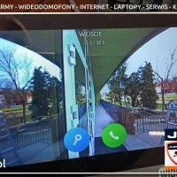 Wideodomofon z dwoma monitorami w Szkole Podstawowej
