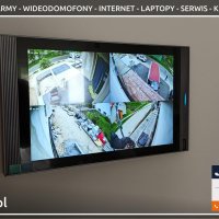 Monitor Akuvox S6567W Może służyć do bezpośredniego podglądu z kamer monitoringu